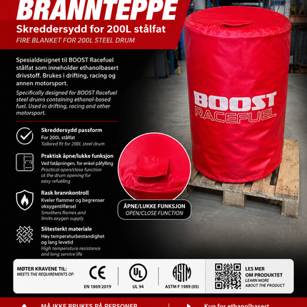 Boost Racefuel Brannteppe 200L