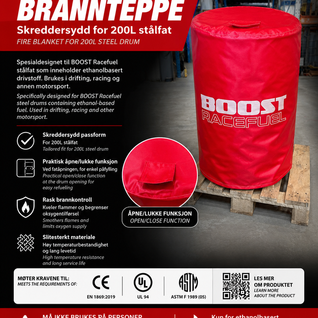 Boost Racefuel Brannteppe 200L