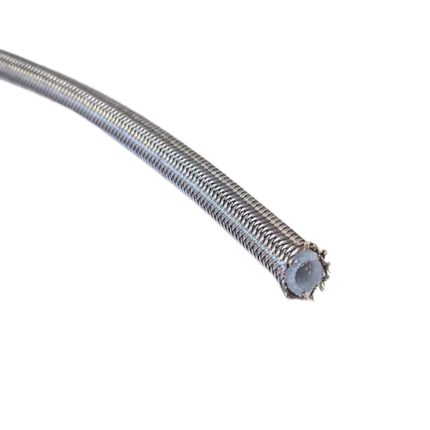 AN4 Stålflettet PTFE Slange – Etanolbestandig per meter E85 E100 racing