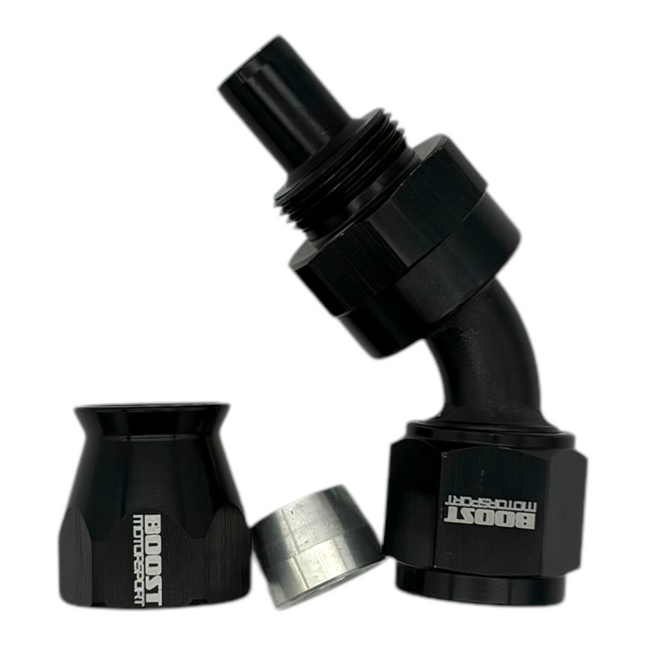 45° AN8 Boost Standard PTFE Fitting