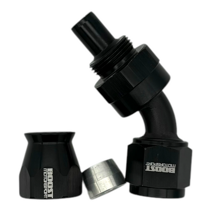 45° AN10 Boost Standard PTFE Fitting