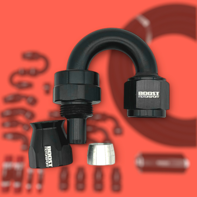 180° AN8 Boost Standard PTFE Fitting